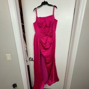 Portia and Scarlett Fuchsia Evening dress